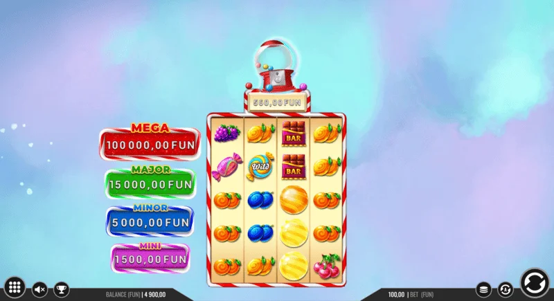 Sweet Candy Cash Stash - ფულადი მონეტები Hold and Win-ის რაუნდში